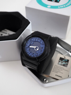CASIO BABY-G Shock Resistant Ladies Resin Watch BGA-134-1BER Black NOS