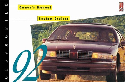 1992 Oldsmobile Custom Cruiser Owner's Manual