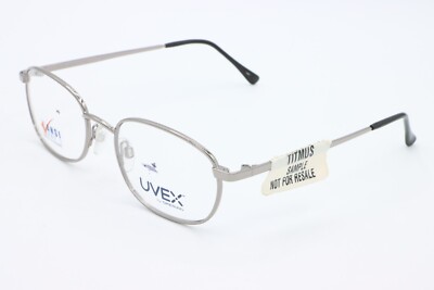 NEW UVEX BY SPERIAN T709 GML CS64 SILVER AUTHENTIC FRAMES EYEGLASSES 53-19