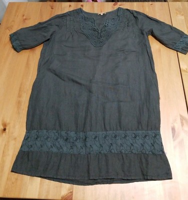 carla conti linen dress