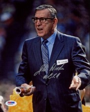 John Wooden Signed UCLA Bruins 8x10 Photo PSA COA RIP B