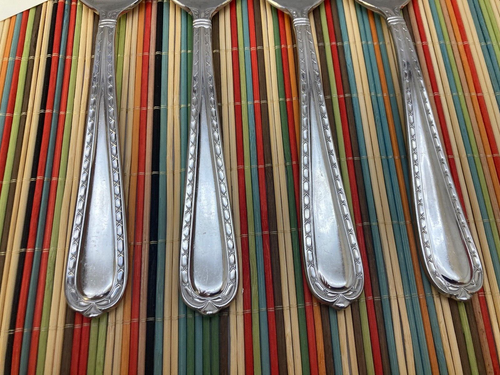 Hampton Silversmiths NOBILITY Stainless Flatware 18/10 Soup Spoons Set of 4 NICE - Picture 6 of 9