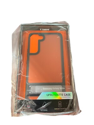New Samsung Galaxy S22 Plus Torras Phone Case UPRO Matte Black Kickstand Design