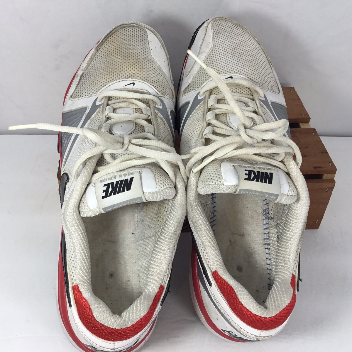 Nike Air Max Edge 2010 Training Shoes White Yellow Men's Nike Air Max Edge 2010 Training Shoes White Yellow Men's