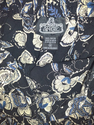 Angie Women's Shorts Size M Multicolored Floral Elastic Waist - Picture 3 of 5