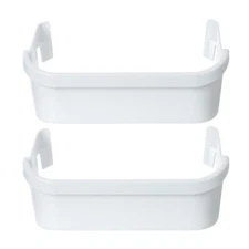  2 PACK 240351601 Door Bin Shelf White Electrolux Refrigerator Freezer AP2115974