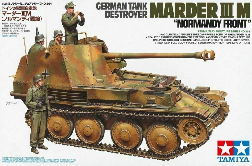 Tamiya 35364 Marder III M German Tank Destroyer 