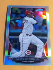 2013 Bowman Chrome Refractor Brandon Phillips #94 - Reds