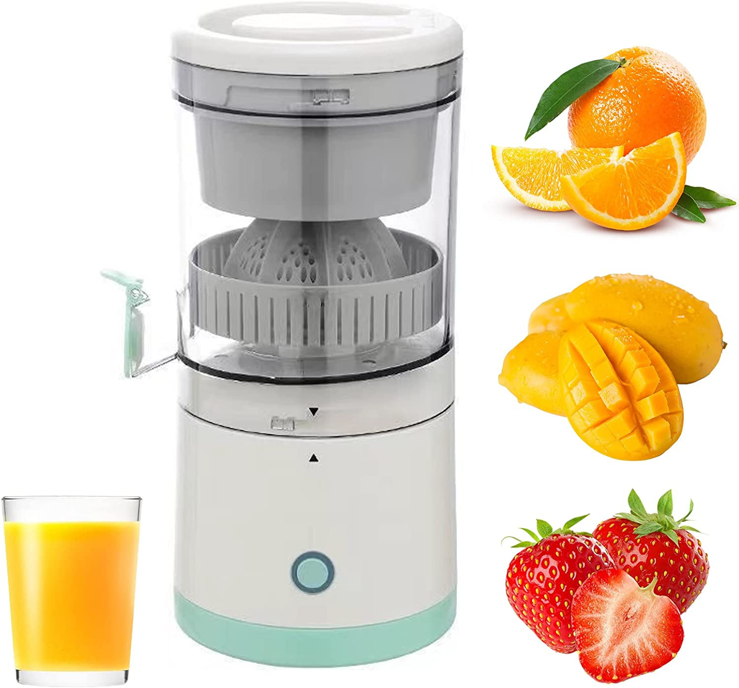 Spremiagrumi Elettrico Wireless Design Compatto | Ricarica USB