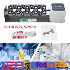 Digital Long Axis Rotating Mixer Shaker Rotating Chemical Tube Mixer Shaker NEW