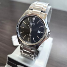 Casio Analog Mens Watch Silver Stainless Steel Band Original New MTP-1183A-1A