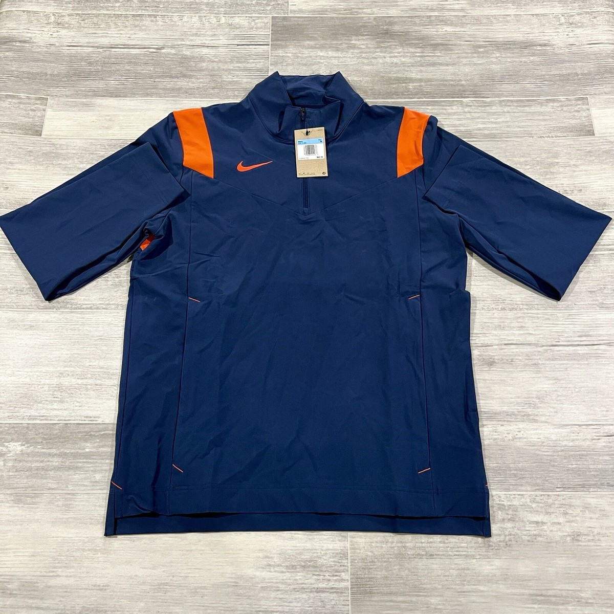 Nike Men's On Field Coaches 1/4 Zip Jacket DJ5115-420 Navy Nike Men's On Field Coaches 1/4 Zip Jacket DJ5115-420 Navy