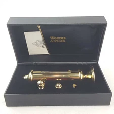 Weems Stormglass Brass in Black Gift Box and Original Packaging Weems & Plath