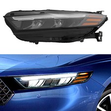 Full Led Headlight For 2023-2025 Honda Accord Headlamp Non-afs Left Driver Side