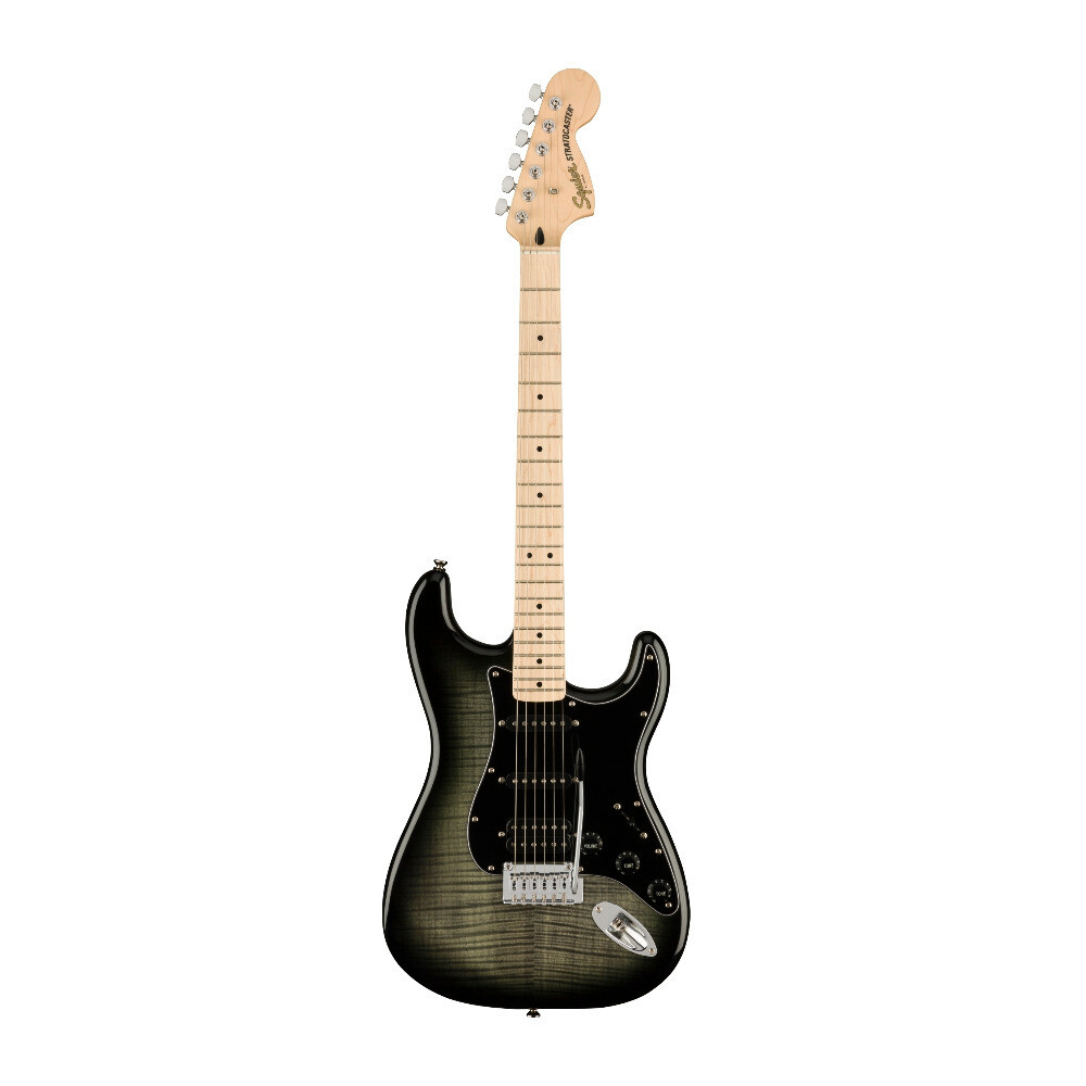 ギター 1997 Squier Affinity Stratcaster black Fender Squier Affinity Series Stratocaster FMT HSS Guitar