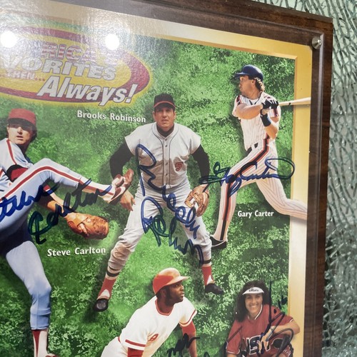 Nabisco America's Favorites: Signiert von 9 Spielern, 6 HOF'ers Autoplakat. - Bild 5 von 10