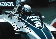 Riccardo Patrese autograph signed 20x30 cm picture