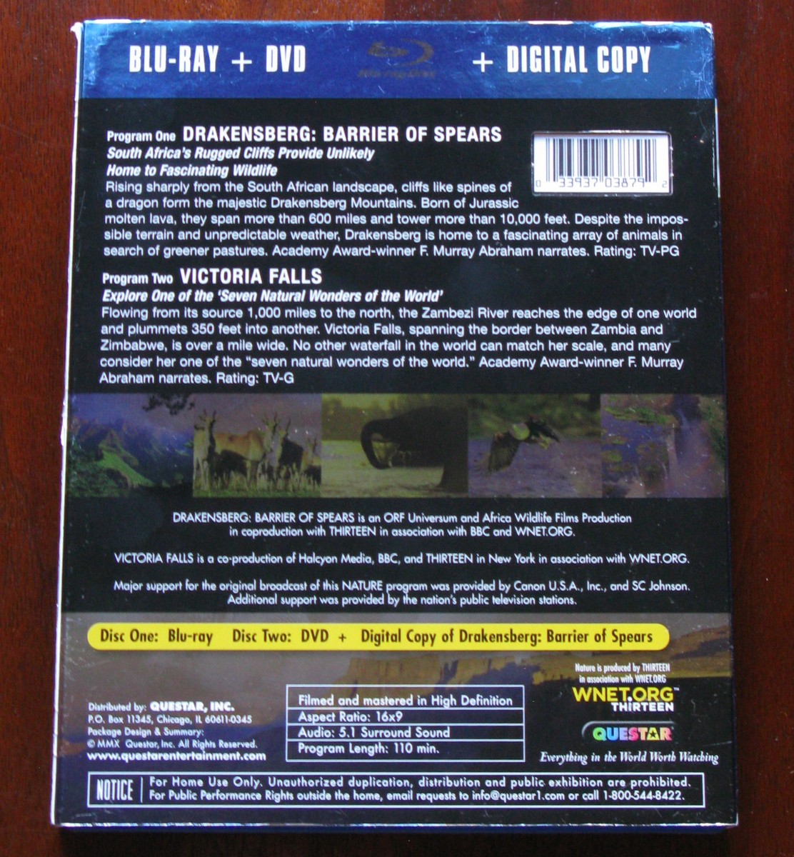 Nature: Amazing Places - Africa Widescreen Blu-ray+DVD+Digital