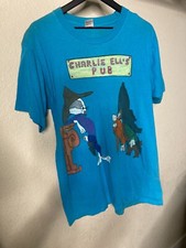 vintage charlie ell’s pub large t shirt hand made looney tunes