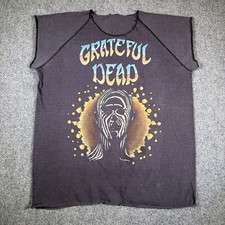 1970s Grateful Dead Shirt M/L Sleeveless 1974-1978 SUPER RARE Radiant Head