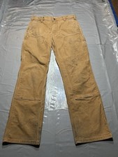 Carhartt Men's Utility Double-Front Work Pant Relaxed Fit Rugged Flex Duck Brown