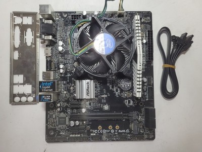 ASRock H310M-HDV Motherboard Core i7-8700, 8GB RAM, IO Shield #1522