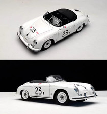 AUTOart 1/18 Porsche 356A Speedster #23F Convertible White Diecast Model 77865