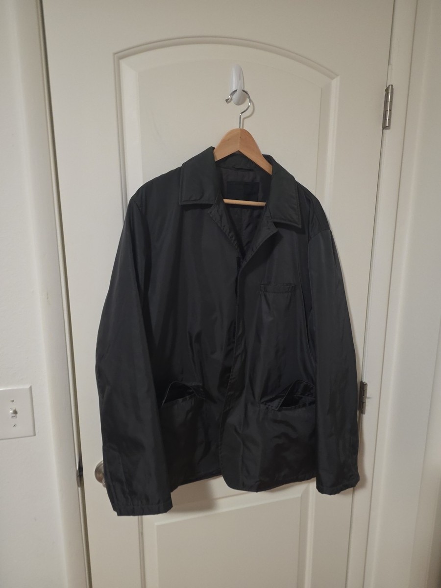 vintage 2000 / 2001 PRADA Large Nylon Windbreaker sport jacket