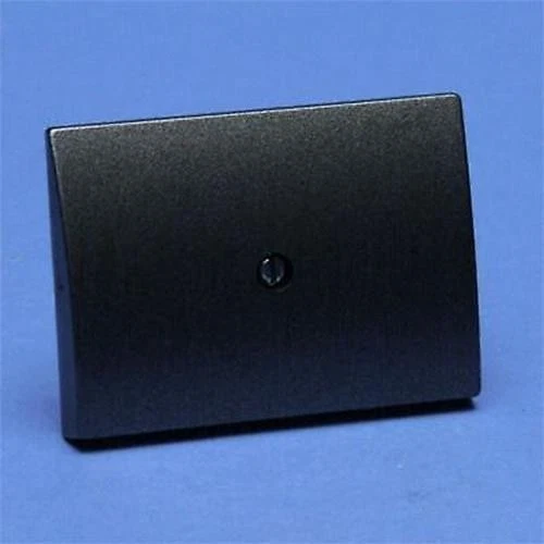 Niko 45-005 Blind Plate with 3 Cable Outputs, DaVinci Graphite