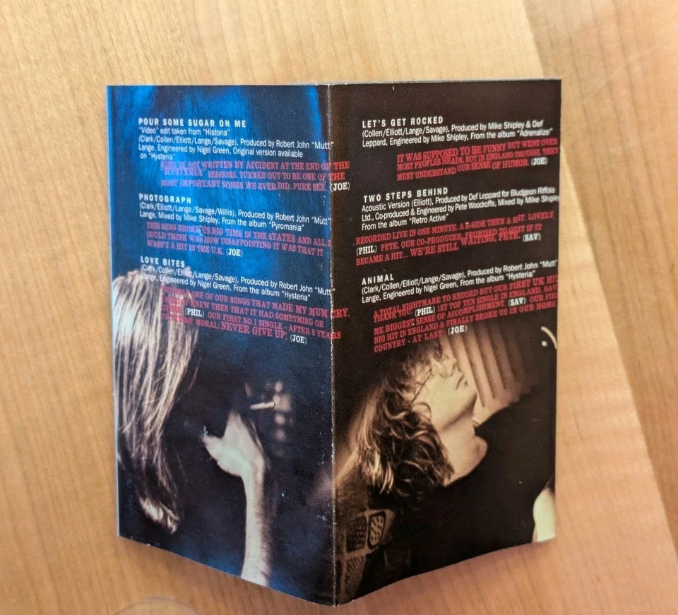 Def Leppard Vault Greatest Hits 1980-1995 Cassette Tape (1995) - Image 4 of 4