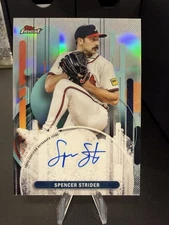 2025 Topps Finest - Finest Autographs Spencer Strider #FA-SST Refractor (AU)