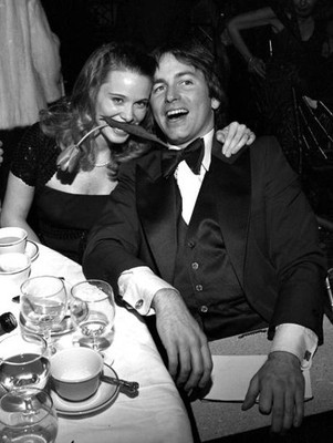 John Ritter wife Nancy Easter Seal Black White Ball Hyatt Regency - Old Photo 2