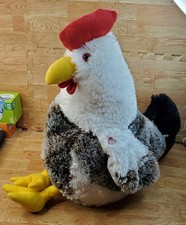 Chicken Hen Rooster Farmhouse 22" Plush Sounds Work