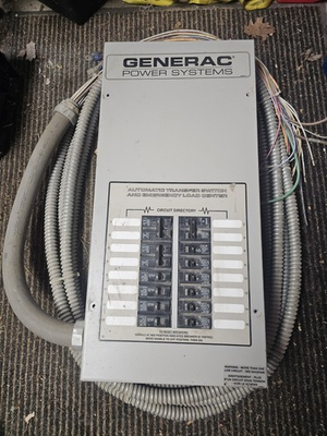 #ad Generac 100Amp ATS and Load Center 120 240 $600.00