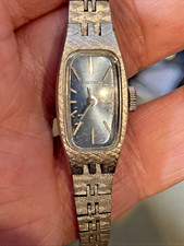 VINTAGE SEIKO WIND UP WATCH LADIES' BLUE DIAL - RUNS GREAT 1520-3629