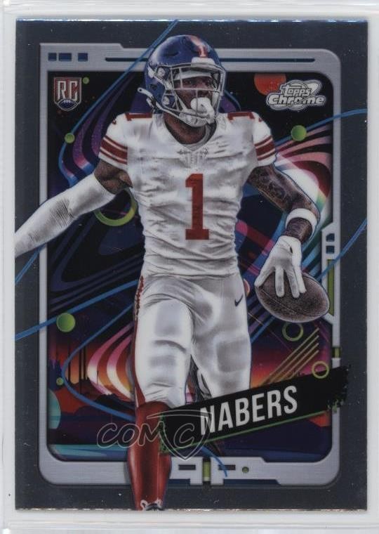 2024 Topps Cosmic Chrome Rookies Malik Nabers #167 Rookie RC