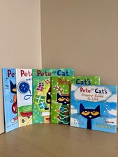LOT of 5, LIKE NEW Pete the Cat Book Set for Children by Eric Litwin
