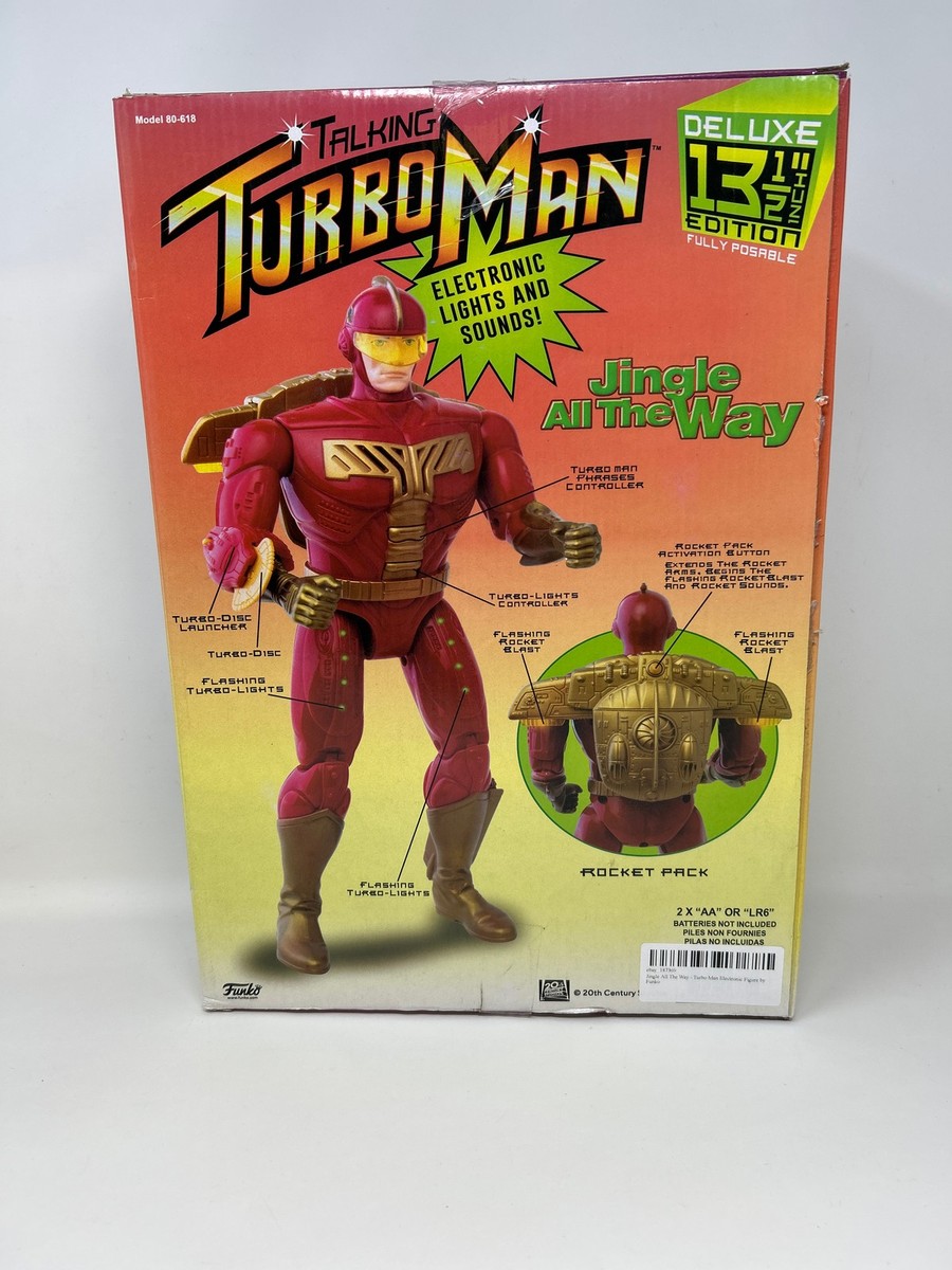 Funko 80-618 Talking Turbo Man Jingle All The Way Action Figure
