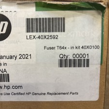 NEW SEALED GENUINE LEXMARK FUSER T640 T642 T644 X642 X644 40X2592