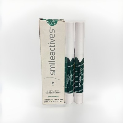 Smileactives 2 Advanced Whitening Pens Spearmint Stick 0.22 oz