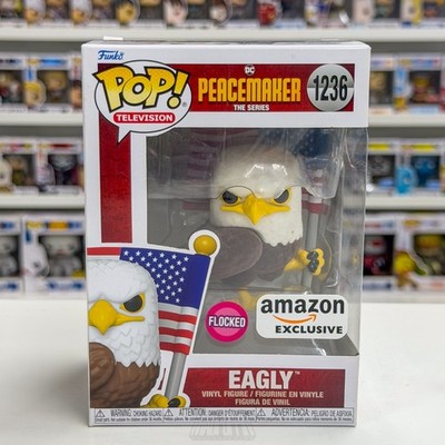 Funko Pop TV Peacemaker Eagly Flocked Amazon 1236 Sidekick Toy Bird Vinyl Figure