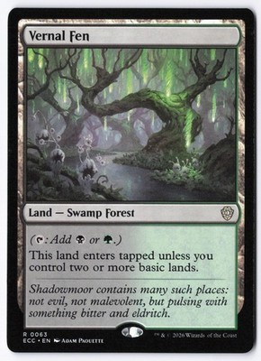 Vernal Fen 63 Commander: Lorwyn Eclipsed