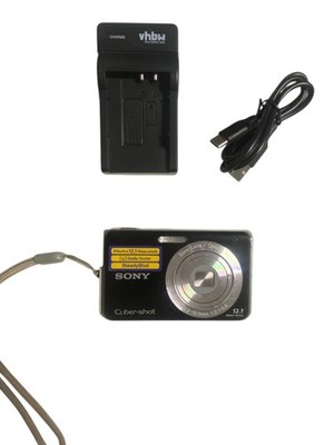 Sony Cypershot DSC W 190 Digitalkamera 12,1 MP schwarz Kamera
