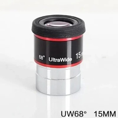 1.25'' 68°15mm For Telescope Eyepiece Ultra Wide Angle Fully Multi-Coated