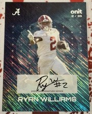 Ryan Williams 2025 Onit Athlete Alabama Crimson Tide Gravity Autograph /35 Auto