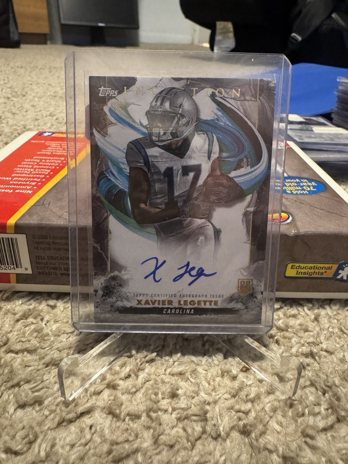 2024 Topps Inception Xavier Legette Rookie Auto Rookie RC #RA-XL Panthers