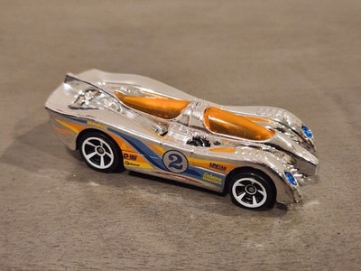 Hot Wheels Power Pistons (Chrome) Track Builder Hot Wheels Basic Loose 2014