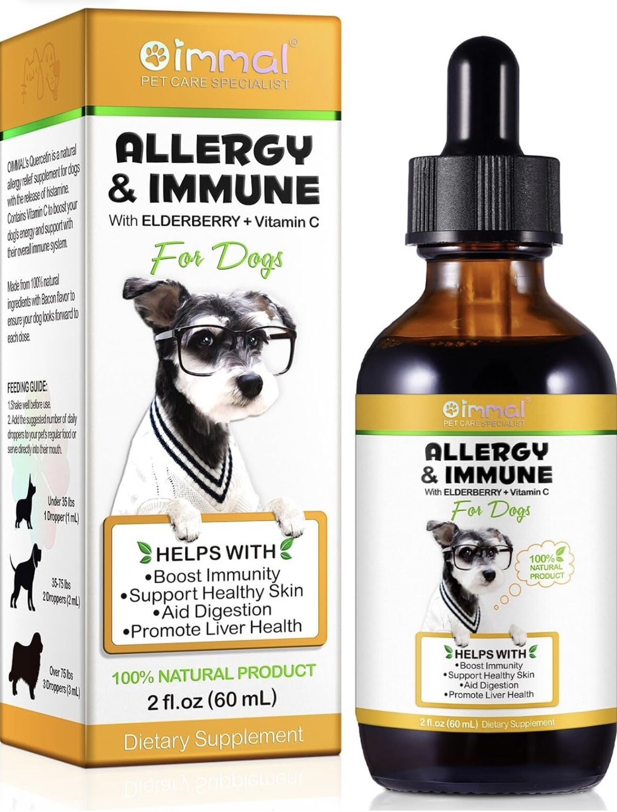 Allergy Relief and Anti Itch & Hot Spot, Seasonal Allergies & Digestive For Dogs