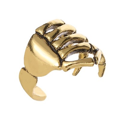 Punk Skeleton Hand Ohrclip Stilvolle, nicht durchdringende Ohrdekoration
