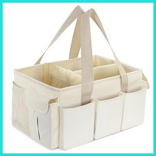 Baby Diaper Caddy Organizer, Large Portable Storage Basket for Newborn Essent...